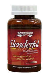 Slenderful No Ephedra or PPA 90 tabs from CHAMPION NUTRITION