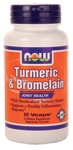 Turmeric and Bromelain 90 Vcaps from NOW