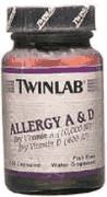 ALLERGY A&D 10,000/400 100CAPS 100 caps from TWIN LABORATORIES,INC.
