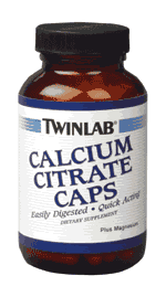 CALCIUM CITRATE  75CAPS 75 capsules from TWIN LABORATORIES,INC.