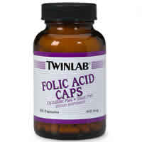 FOLIC ACID 800MCG 100CAPS 100 caps from TWIN LABORATORIES,INC.