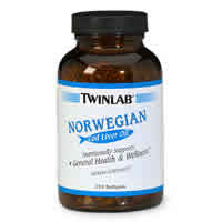 COD LIVER OIL 250SOFTGELS 250 softgels from TWIN LABORATORIES,INC.