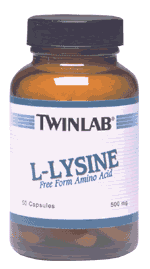 L-LYSINE 500MG 100CAPS 100 caps from TWIN LABORATORIES,INC.