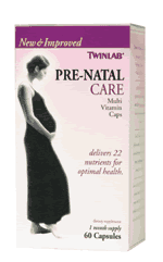 PRE-NATAL CARE 120CAPS (NEW) 120 caps from TWIN LABORATORIES,INC.