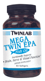 MEGA TWIN EPA 60SOFTGELS 60 softgels from TWIN LABORATORIES,INC.