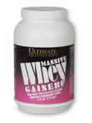 Massive Whey Gainer (Strawberry) 4.4 lbs from Ultimate Nutrition