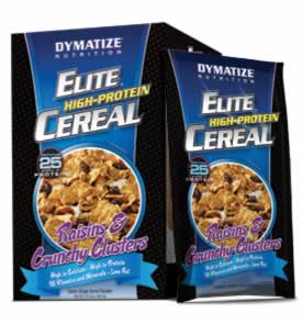 HI PROTN CEREAL RASIN CLUST 7/BOX from DYMATIZE