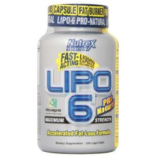 Nutrex - Lipo-6 pro-natural 120 CAPS