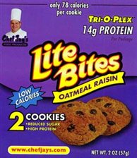 TRI-O-PLEX BITES OAT RASIN 12/Box from CHEF JAY'S FOOD PRODUCTS