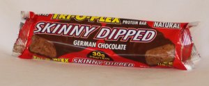 CHEF JAY'S FOOD PRODUCTS: SKINNY DIPPED BAR GERMAN CHOCOLATE 12 BOX