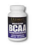 Branched Chain Amino Acids 1200mg 60ct 1200mg from Ultimate Nutrition
