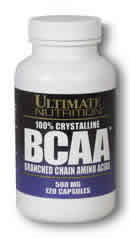 Branched Chain Amino Acids 500mg 120ct 500mg from Ultimate Nutrition
