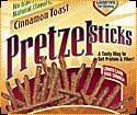 Pretzel sticks cinnamon toast 1.5oz, 12cs