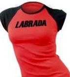 Labrada bodybuilding nutrition - Ladies labrada red  black SMALL