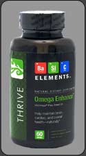 Basic elements nutrition - Thrive omega enhance 60 SFTGEL