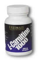 L-Carnitine 1000mg (USP) 30ct 1000mg from Ultimate Nutrition