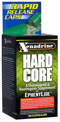 XENADRINE HARDCORE 90 CAPS 90 caps from CYTODYNE