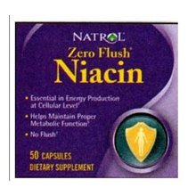 Zero flush niacin, 50 CAPS