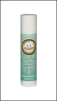 Hemp Lip Balm Spearmint SPF 18 .14 oz from MERRY HEMPSTERS