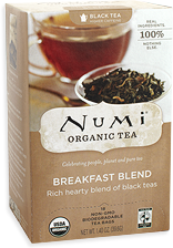Numi teas - Breakfast blend black tea 18BAGS