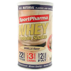 Naturade - Sportpharma whey protein shake vanilla 1 lb 15.9 oz