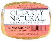 Soap,honeysuckle Case of 1 / 4 OZ from Clearly Natural