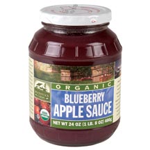 APPLESAUCE,OG,BLUEBERRY - 12 / 24 OZ from WoodStock Farms