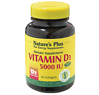 Natures Plus: Vitamin D3 5000IU 60 Softgels