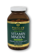 Vitamin Mineral Iron Free