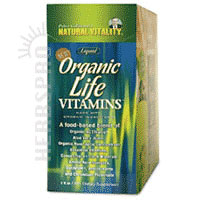 Natural vitality - Organic life vitamin nutripack 30 pkt
