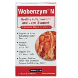 Wobenzym N / MUCOS Pharma GmbH 400 tabs from NATURALLY VITAMINS/WOBENZYM