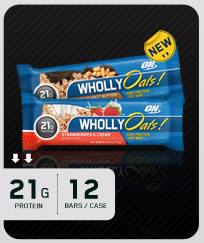 OPTIMUM NUTRITION: WHOLLY OATS BAR CHOC PB 12  BX 1