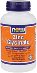 Zinc Glycinate Softgel 120 Gels from NOW