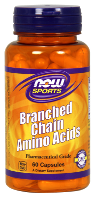 NOW: Branched Chain Amino Acids 60 Caps