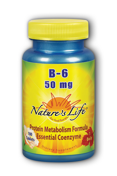 Vitamin B-6, 50mg