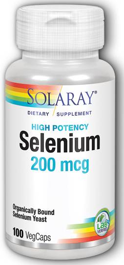 Solaray: Selenium-200 100ct 200mcg