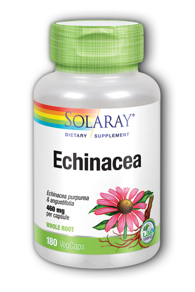 Solaray: Echinacea purpurea, angustifolia 180ct 460mg