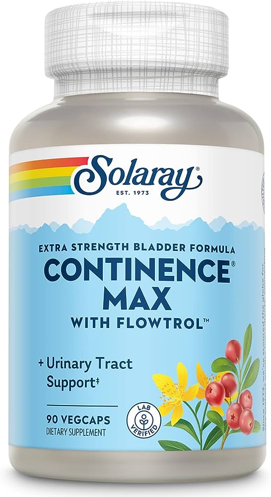 Solaray: Continence Max with Flowtrol 90 ct Vcp