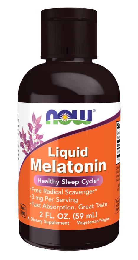 NOW: Liquid Melatonin 3mg 2 fl oz