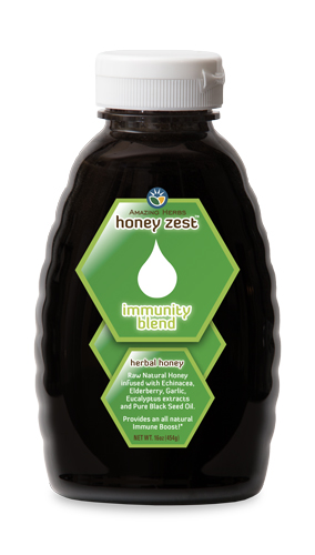 Amazing Herb: HoneyZest Immune Boost Honey 454 g