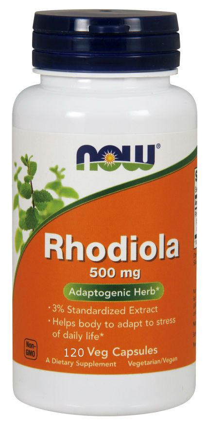 NOW: Rhodiola 500mg 120 Veg Caps