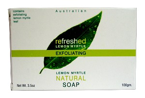 TEA TREE THERAPY INC: Lemon Myrtle Natural Soap Exfoliating 3.5 OZ