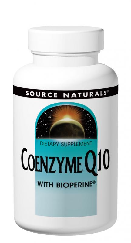 SOURCE NATURALS: Coenzyme Q10 With Bioperine 100 mg 30 SG