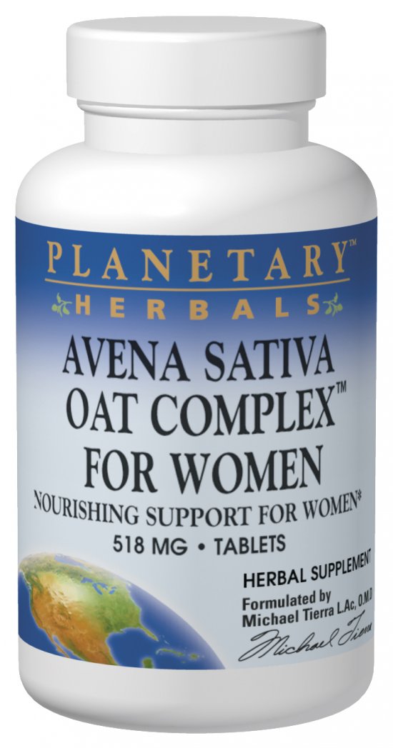 PLANETARY HERBALS: Avena Sativa Oat Complex For Women 100 tabs