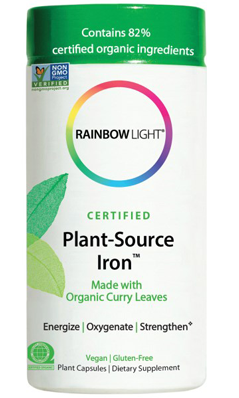 RAINBOW LIGHT: Plant-Source Iron 50 cap