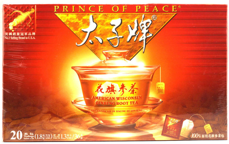 PRINCE OF PEACE: AMERICAN GINSENG ROOT TEA 20 Bags