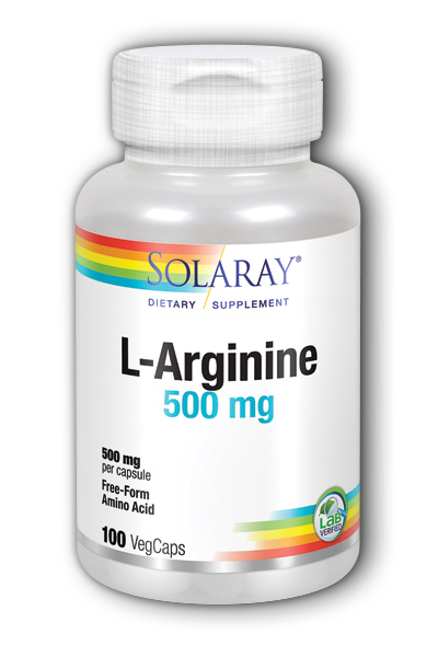 Solaray: Free-Form L-Arginine 100ct 500mg