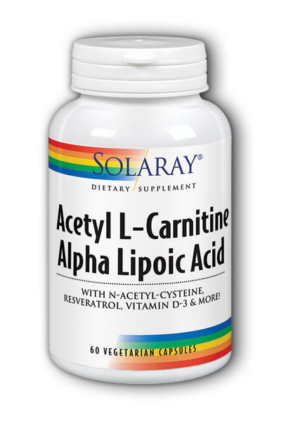 Solaray: Acetyl L-Carnitine And ALA 60ct