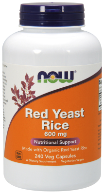 NOW: Red Yeast Rice 600mg 240 Vcaps