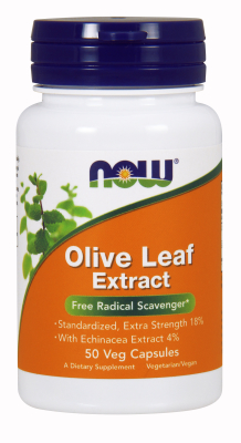 NOW: OLIVE LEAF EXT 18%  500mg 50 VCAPS 1